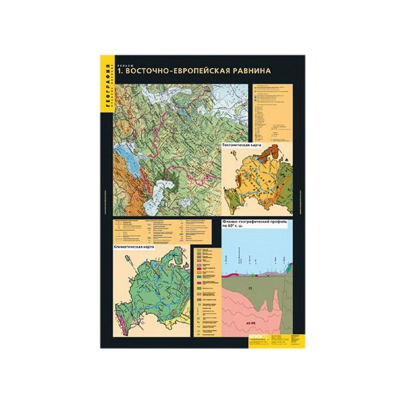 Учебные карты «Рельеф»