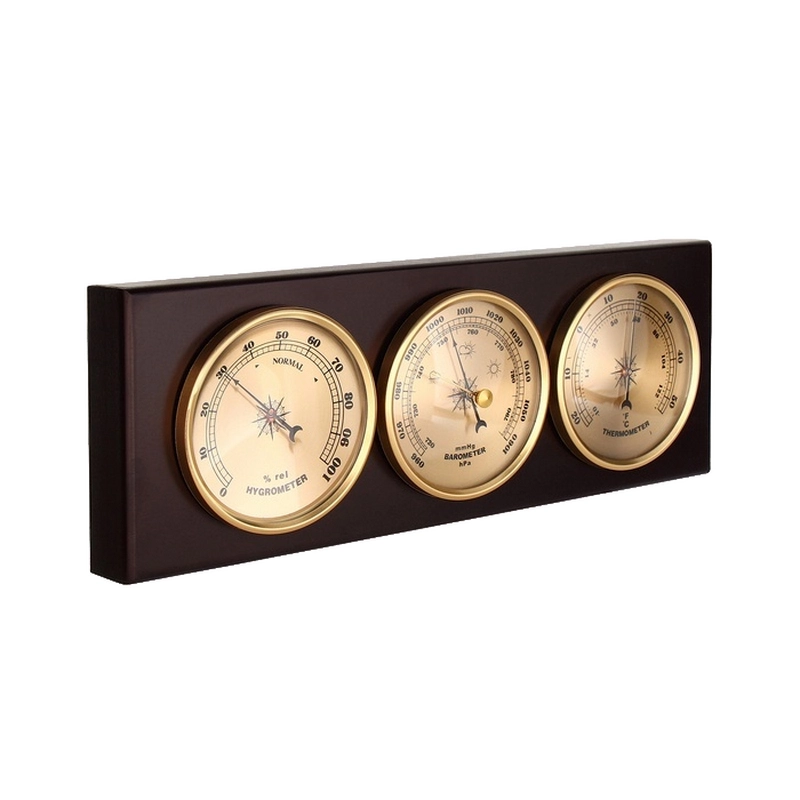 Барометр механический, с метеостанцией