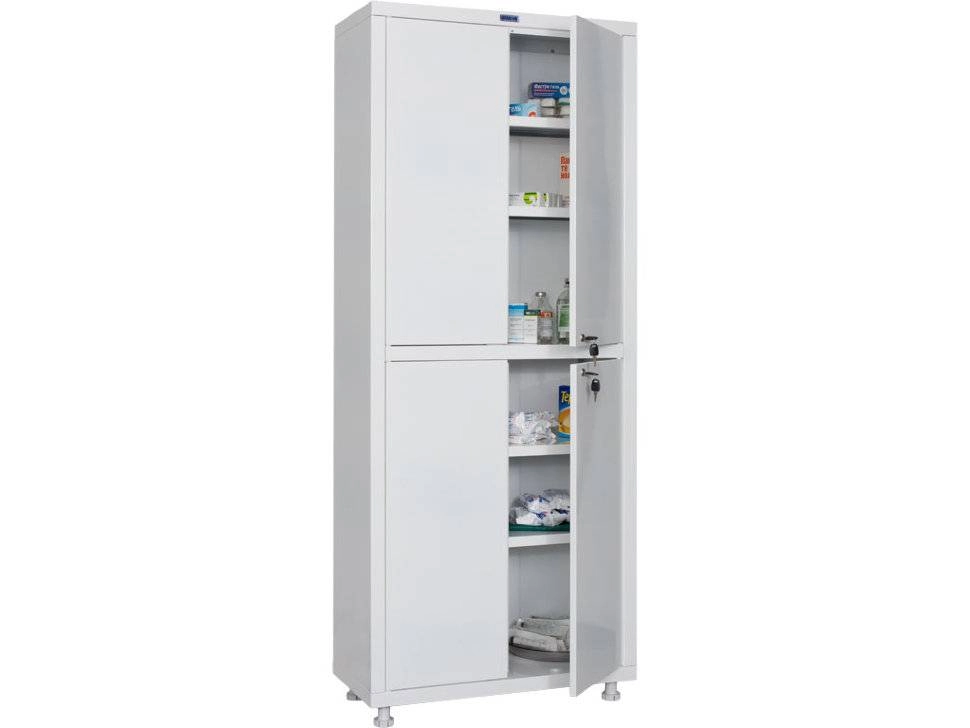 Металлический шкаф ПРАКТИК MD-2 1670/SS