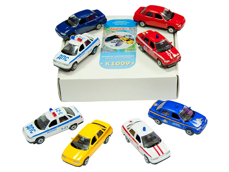 Тематический набор магнитов «Модели автомобилей»