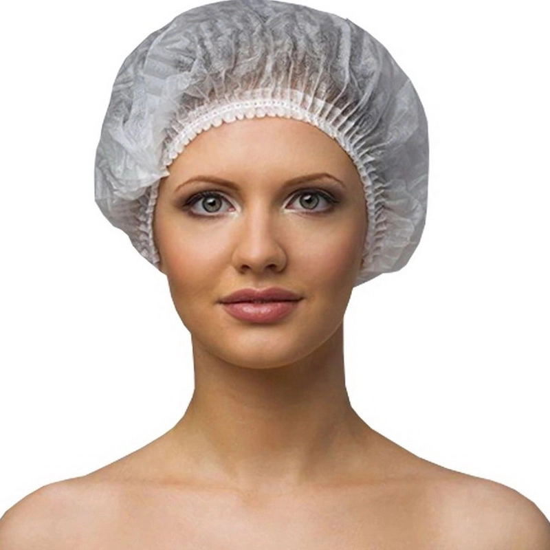 Одноразовая шапочка «Шарлотта» белая (50 шт.)