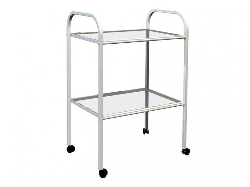 Передвижной процедурный стол MD SP 2G, 2 полки (стекло)