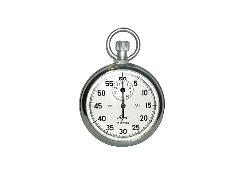 Однокнопочный противоударный секундомер, 60 мин/сек