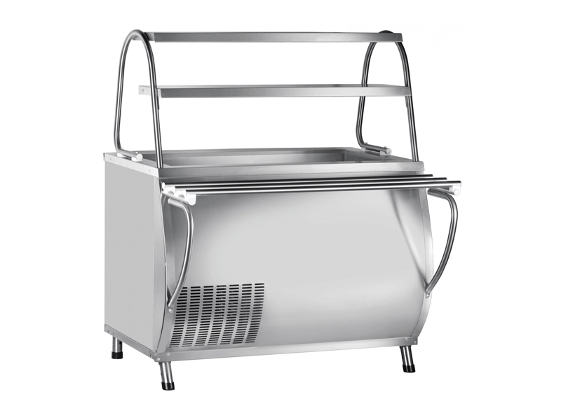 Открытый холодильный прилавок Патша 1120 мм, 2 полки