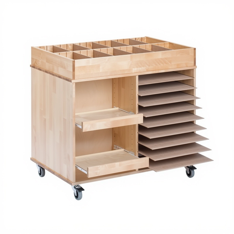 Тумба для художественных материалов