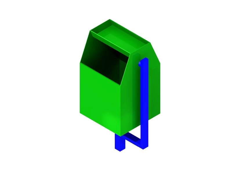 Урна МФ6.05 с порошковым покрытием