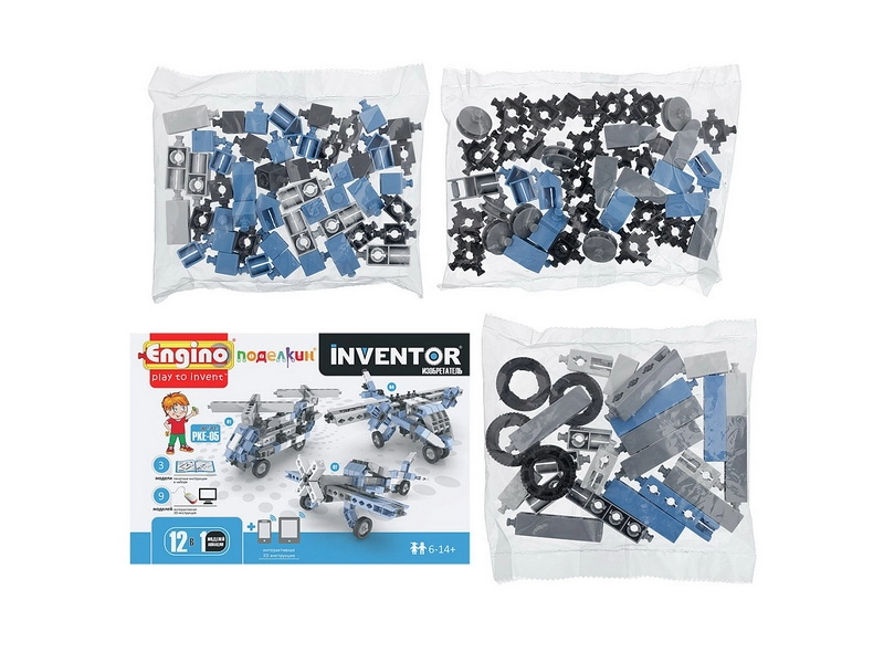 ENGINO INVENTOR Самолёты — набор на 12 моделей