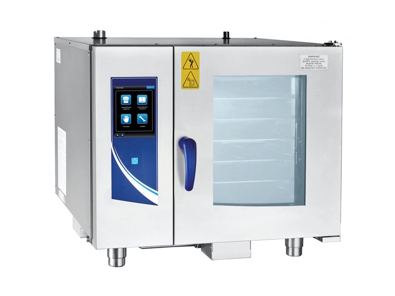 Бойлерный пароконвектомат 6×1/1, габариты 840×800×775 мм