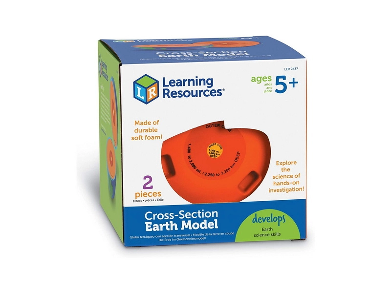 Разрезная демонстрационная модель Земли "Слои" 13 см