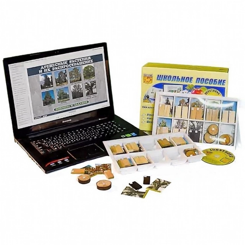 Коллекция натурально-интерактивная Древесные растения и их распространение
