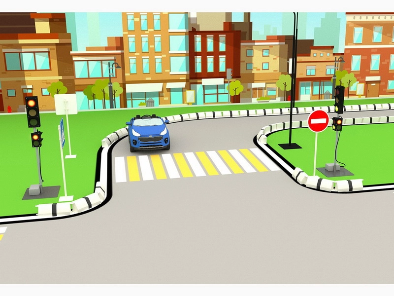 ЗСК ПРО-2 автогородок для учебных площадок 6×8 м