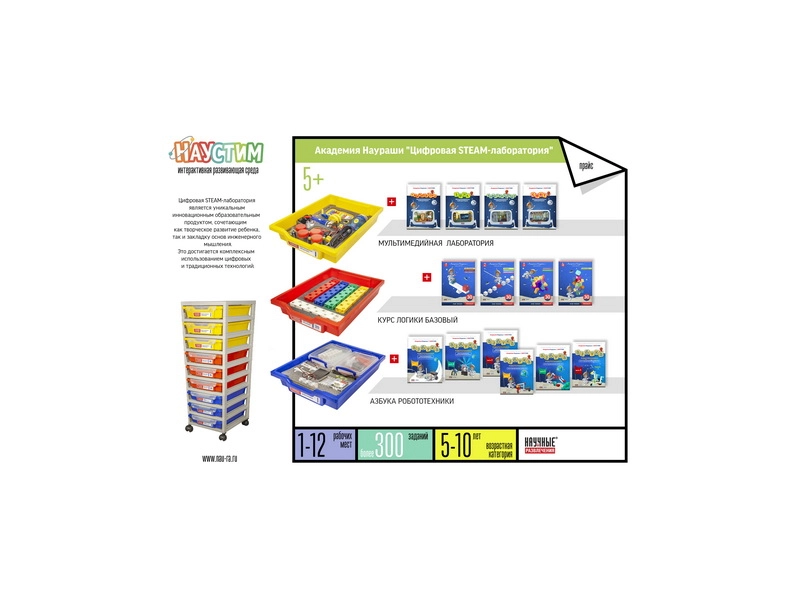 STEAM-лаборатория Наураши на мобильной стойке