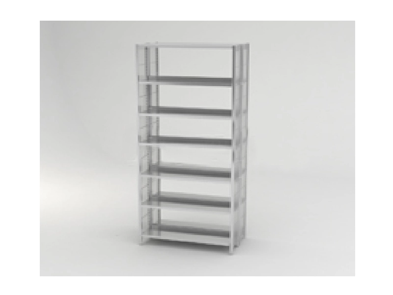 Стеллаж НЕО 2‑сторонний на стальном каркасе — 6 полок