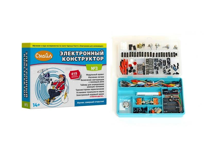 Конструктор электроники «СМАЙЛ» №3 (АРД-0013) — для 14+