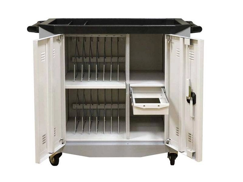 Металлическая тележка на 16 ноутбуков