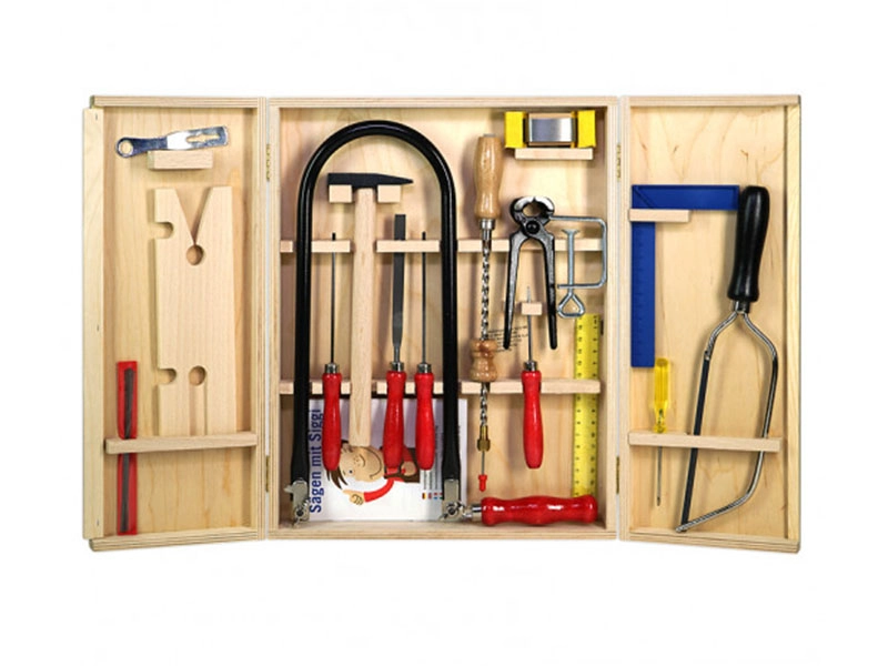 Pebaro — деревянный кейс с инструментами, 21 шт