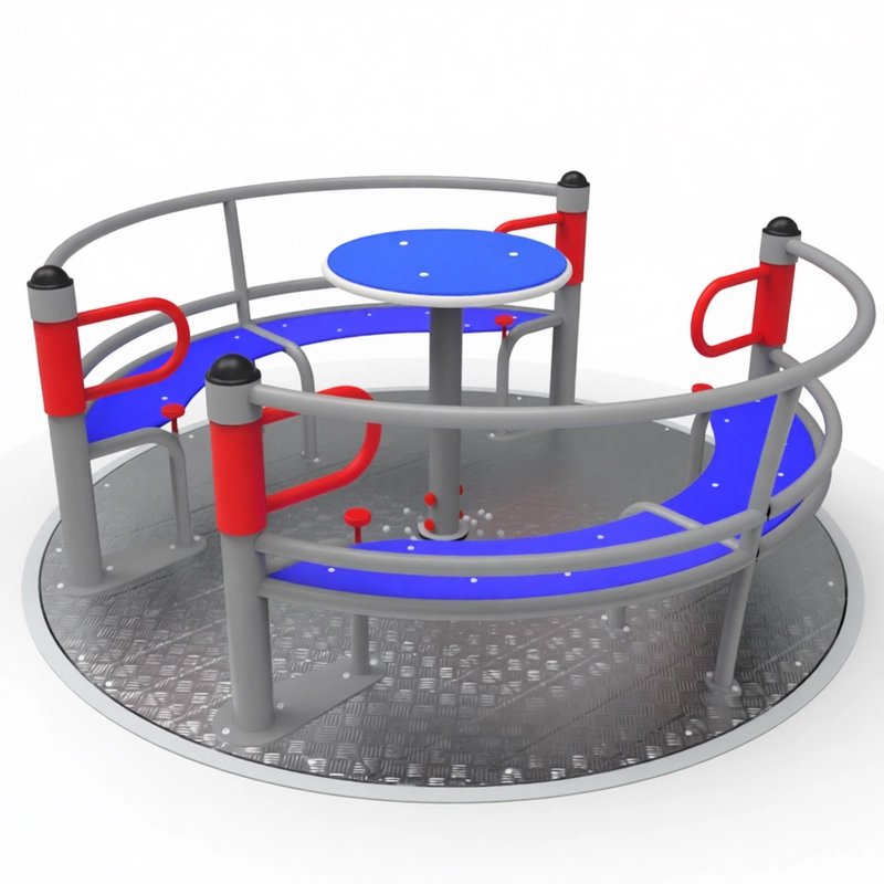 Игровая карусель для инвалидных кресел 2200×2200 мм