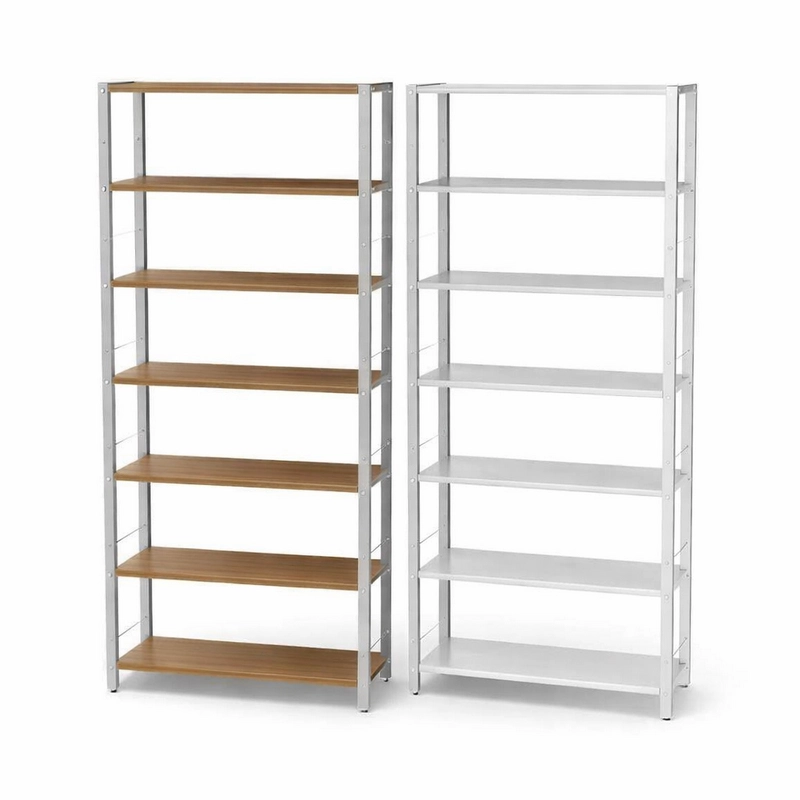 Стеллаж 2-сторонний НЕО 6 полок 925х535х2090 с рамой жесткости