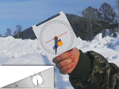 Вертикальный угломер для географии ЭДГ-10906