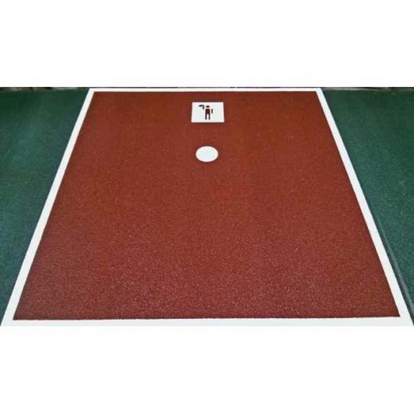 Помост с разметкой для гиревого спорта