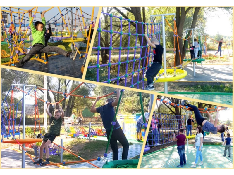 Игровой комплекс «Тарзан» на стойках