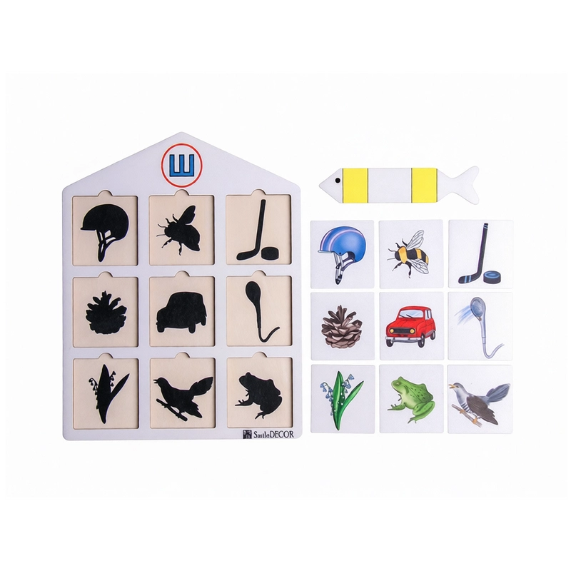 Теневое лото на звук «Ш»