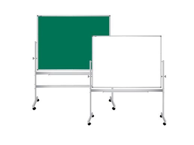 Двухсторонняя поворотная доска на стойке, алюмин. профиль