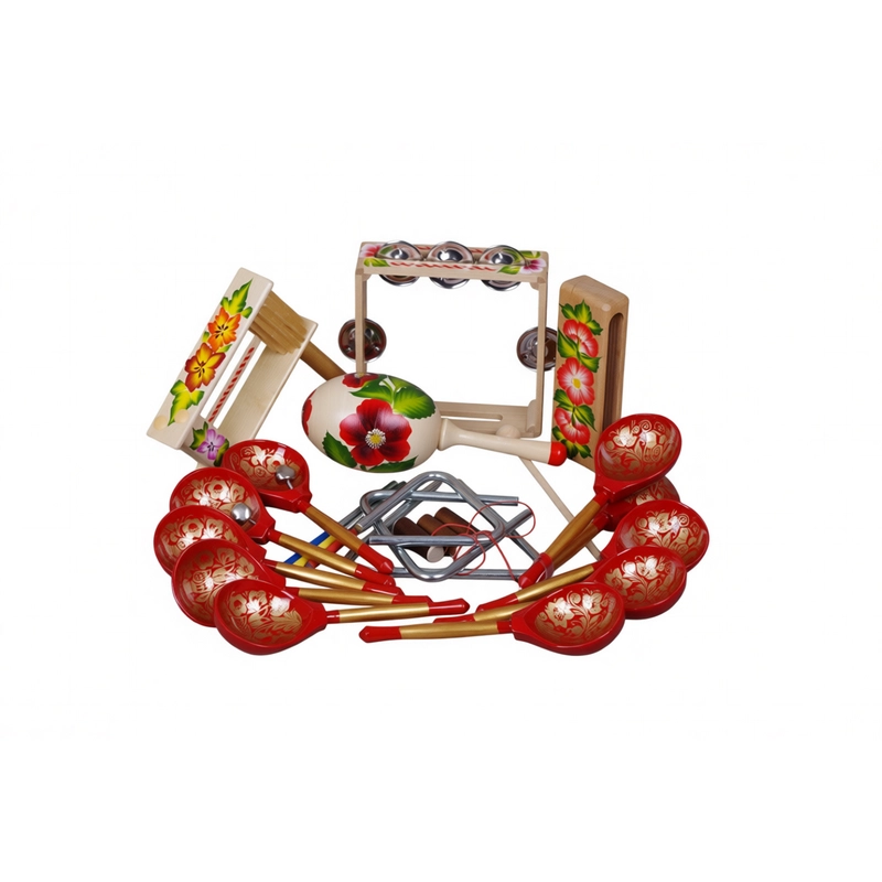 Комплект "Забава" с городецкой росписью