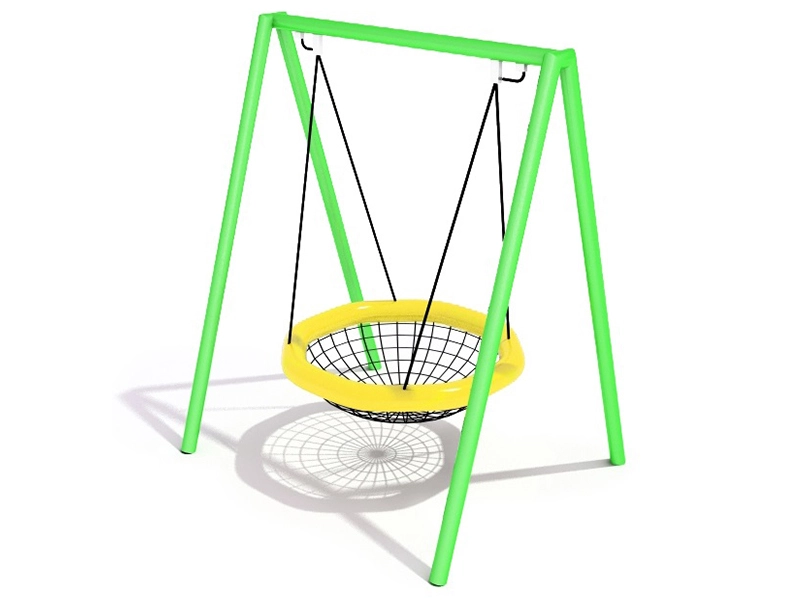 Инклюзивные качели‑гнездо для детей с ОВ — габариты 250×120×220 см