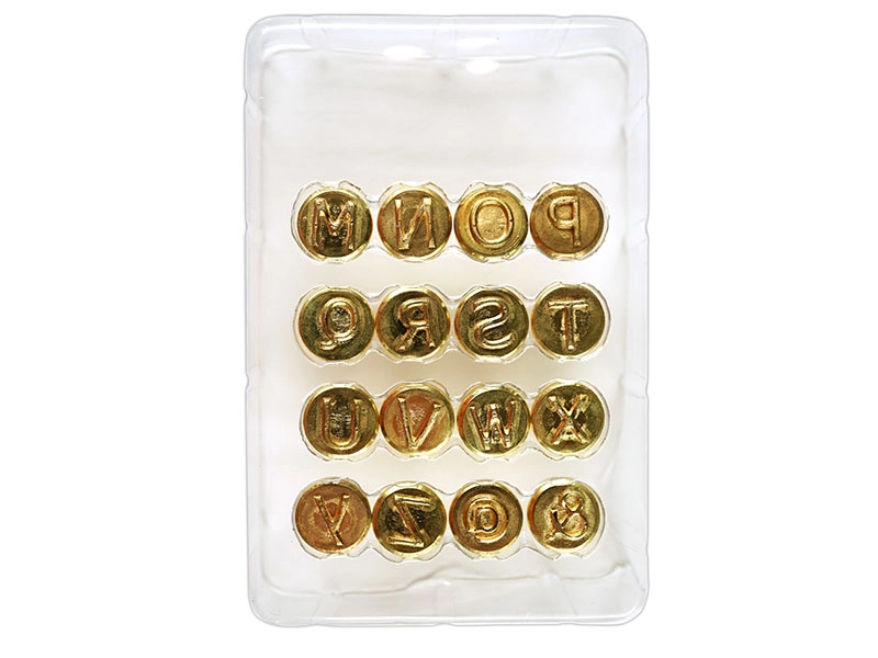 Штампы для выжигания M–Z, набор 16 элементов