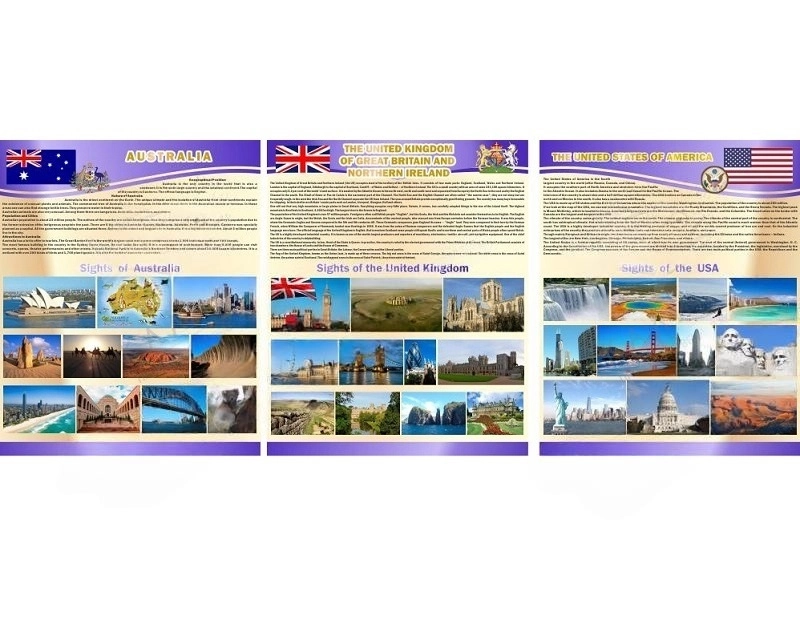 Комплект стендов «Достопримечательности»