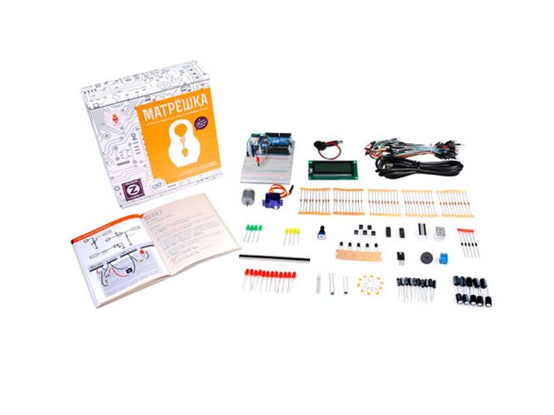Arduino «Матрешка Z» для школы — комплект 201 деталь