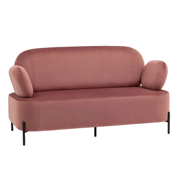 Диван Кэнди велюр пыльно-розовый