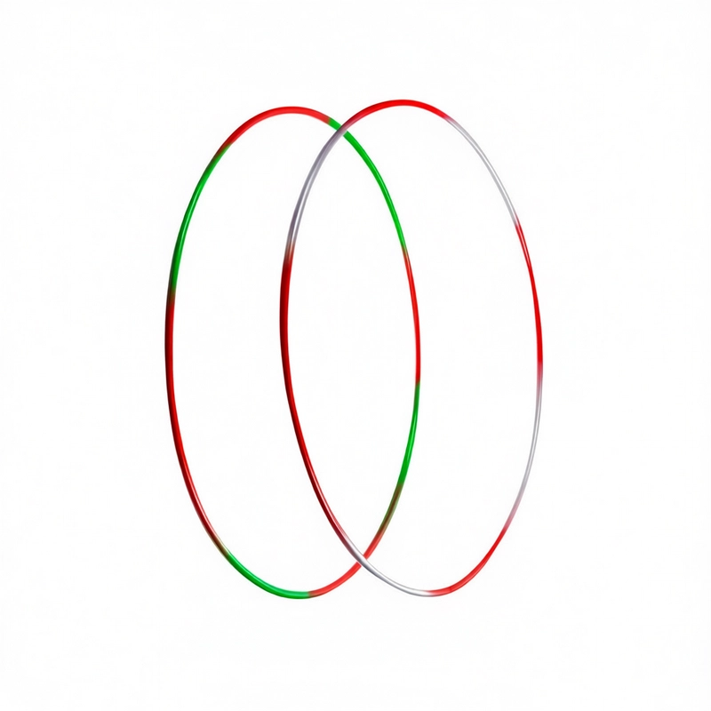 Обруч гимнастический, алюминиевый