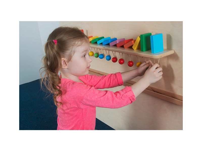 Настенный тактильный модуль Домино, 12 деталей 720х100х120 мм