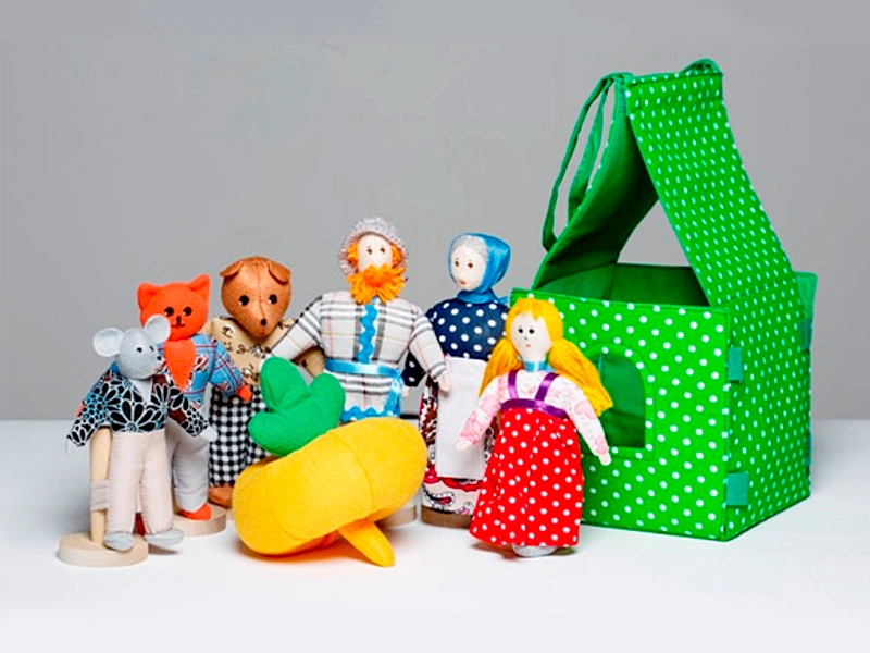 Шагающий кукольный театр «Репка» с домиком