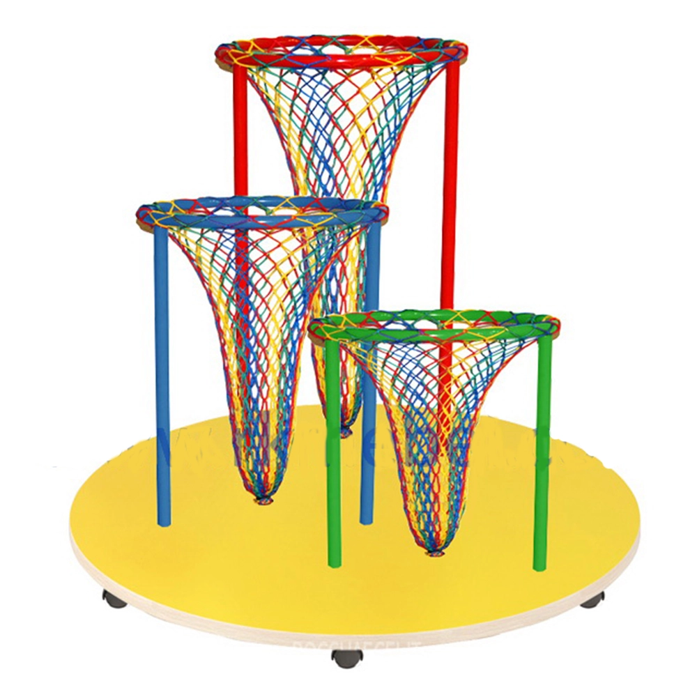 Корзины для заброса мячей 3 шт. на колёсиках 100х70 см