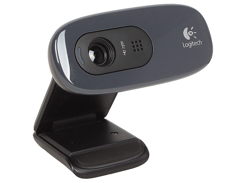 Веб-камера Logitech HD Webcam C270, чёрный корпус