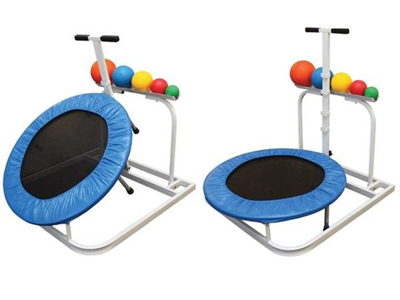 Батут реабилитационный с ручками и подставкой для медицинболов
