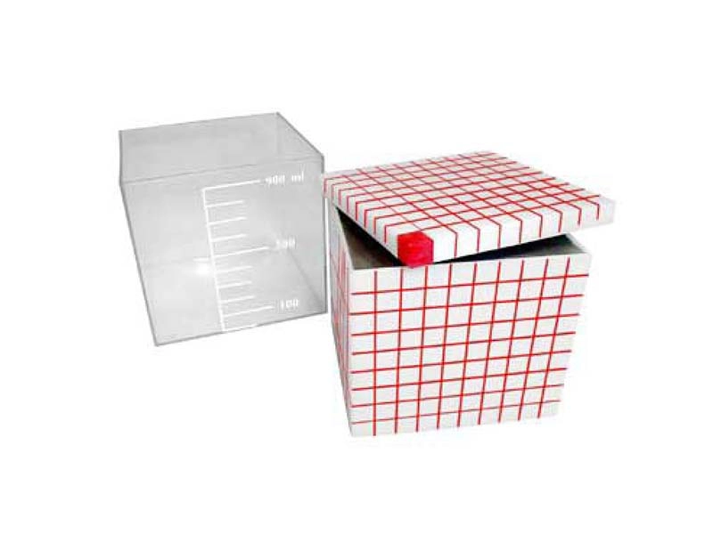 Обучающий куб 10 см — модель единицы объёма