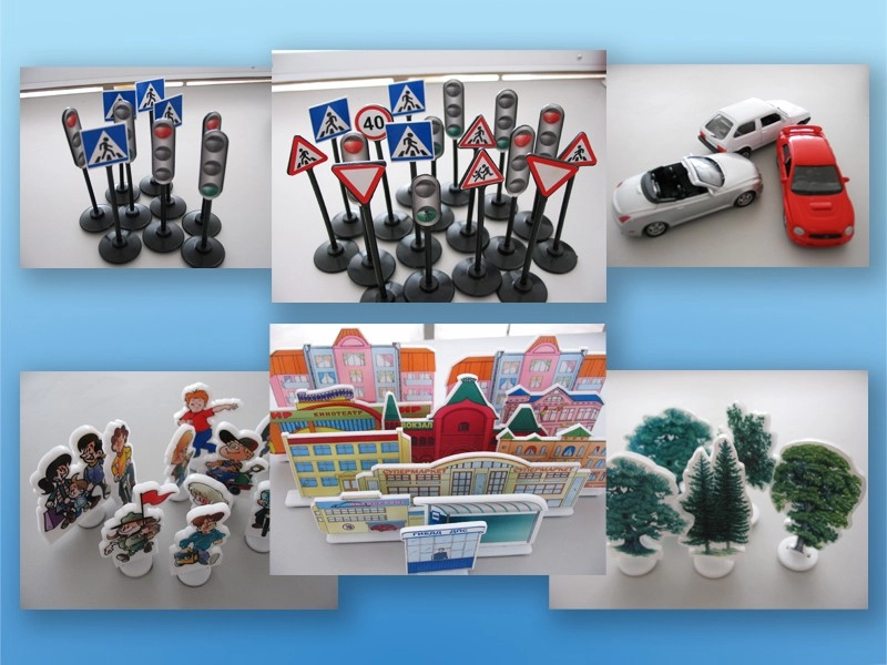 Азбука дорог — обучающая игра для школы с магнитами