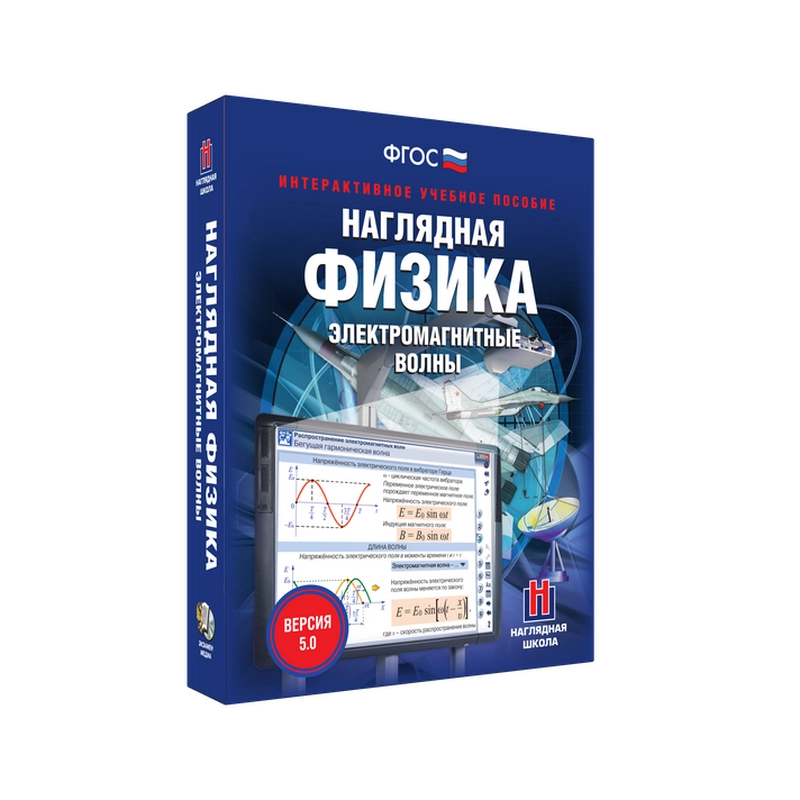 Наглядная физика. Электромагнитные волны — интерактив, 11 кл