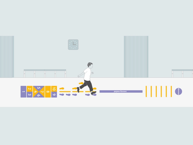 Напольная дорожка "Баланс" 9 м