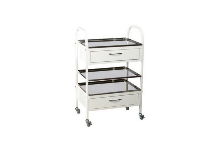 Передвижной медицинский стол MD SM 2 — с двумя полками