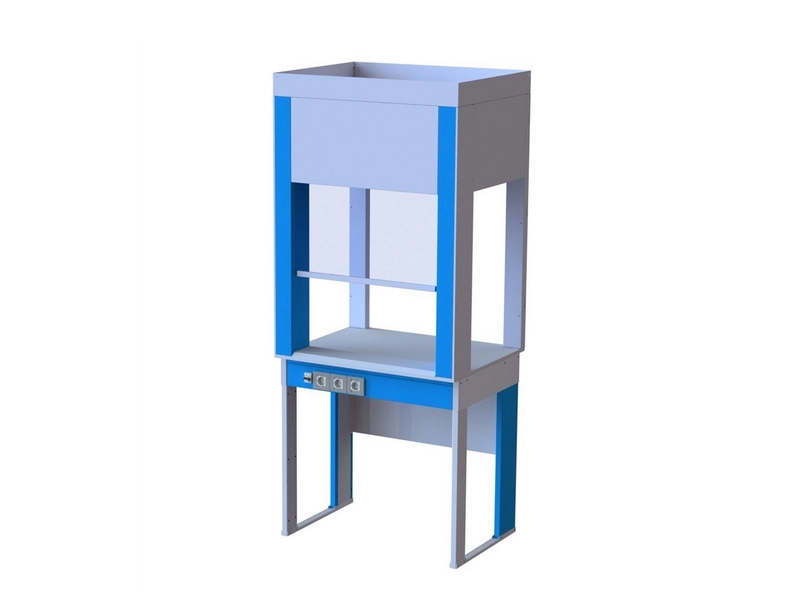 Демонстрационный вытяжной шкаф 900 мм (оранжевый)