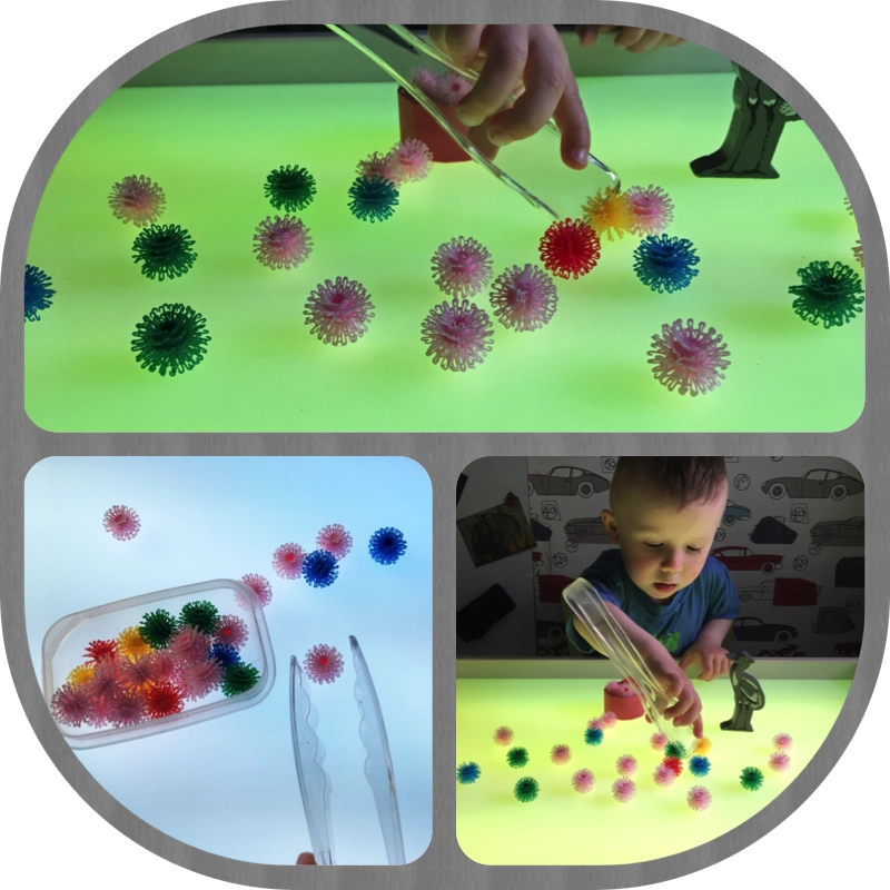 Пластиковые щипцы для песочницы ЧПС-КП-045