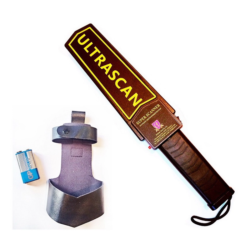 Ручной металлодетектор со звуком и вибрацией UltraScan Super Scanner