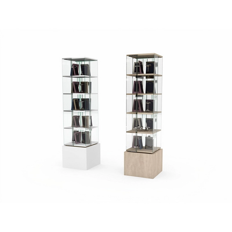 Круговая витрина 5 уровней 450×450×1900