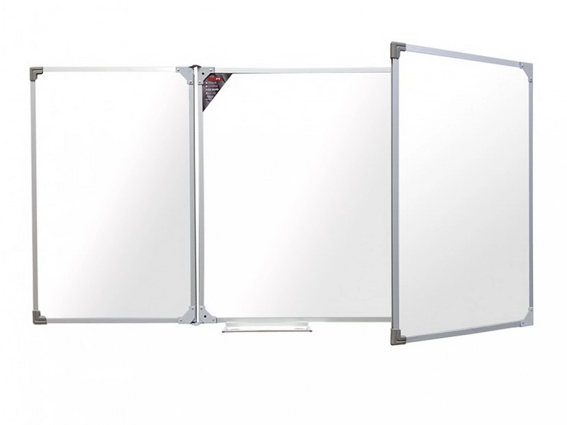 Трехэлементная маркерная доска 100х300 с анодированной рамой