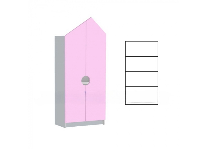 Шкаф для школы Ш-2, глубина 350 мм